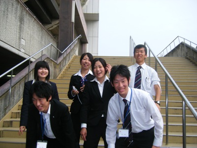 下段右に写っているのが益田副幹事長（6月9日、2008個人選手権にて）